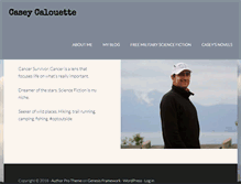 Tablet Screenshot of caseycalouette.com